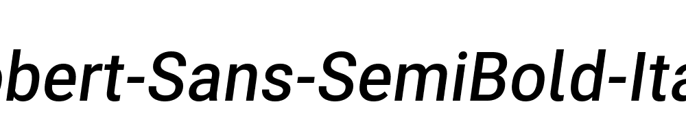 Robert-Sans-SemiBold-Italic