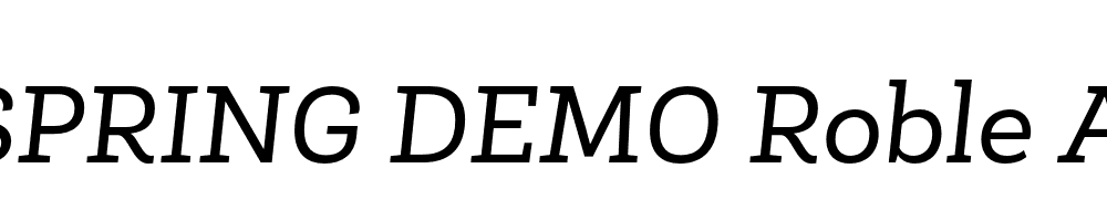  DEMO Roble Alt Italic