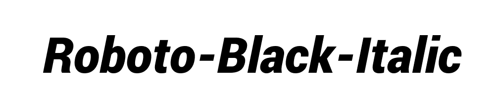 Roboto-Black-Italic