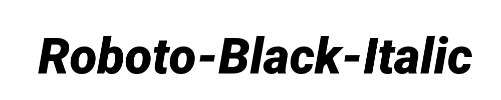 Roboto-Black-Italic