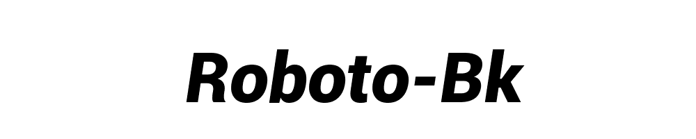 Roboto-Bk