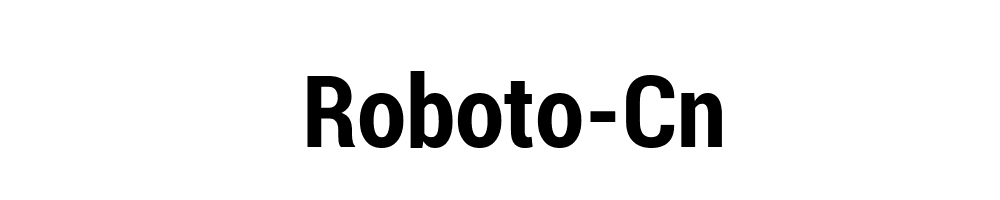 Roboto-Cn