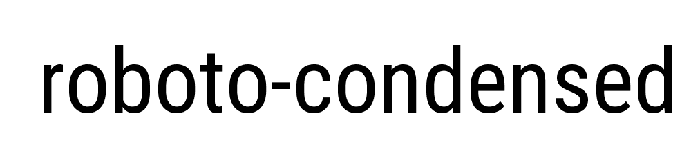 Roboto Condensed