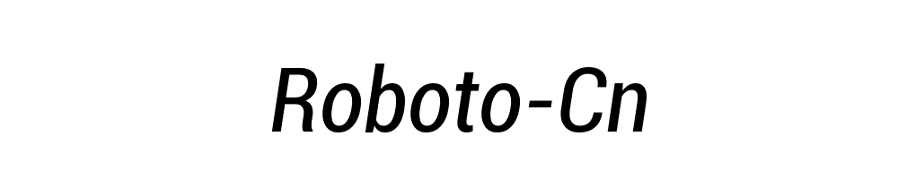 Roboto-Cn
