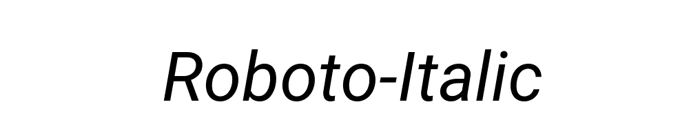 Roboto-Italic