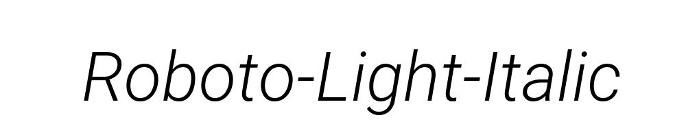 Roboto-Light-Italic