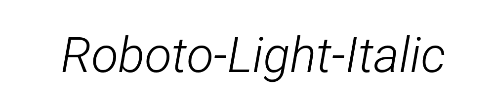 Roboto-Light-Italic