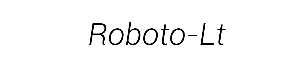 Roboto-Lt