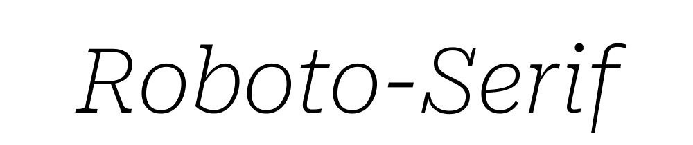 Roboto Serif