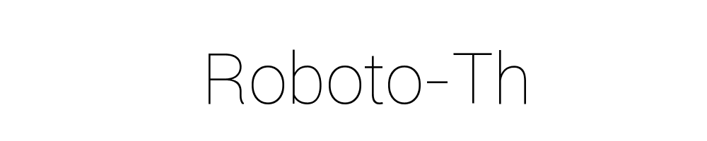 Roboto-Th