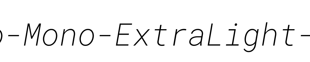 Roboto-Mono-ExtraLight-Italic