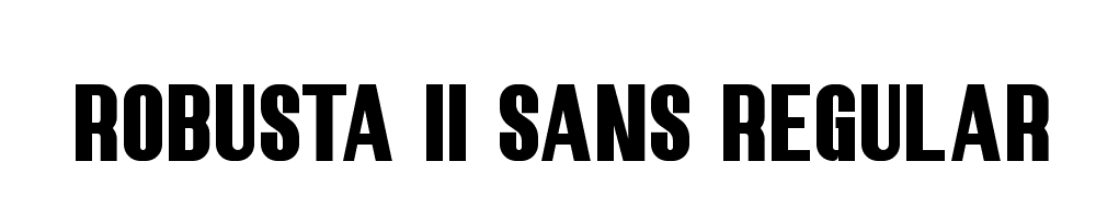 Robusta-II-Sans-Regular