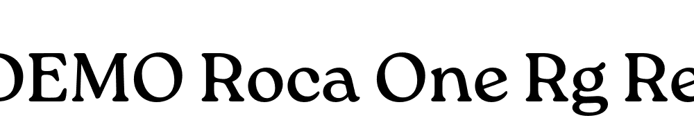 FSP DEMO Roca One Rg Regular