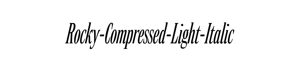 Rocky-Compressed-Light-Italic