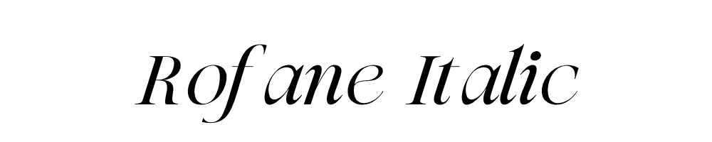 Rofane-Italic