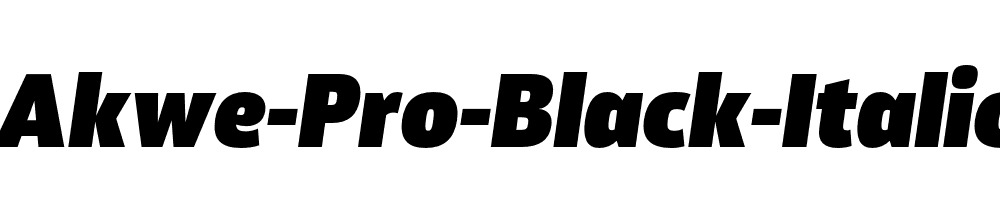 Akwe-Pro-Black-Italic