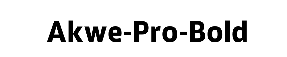 Akwe-Pro-Bold