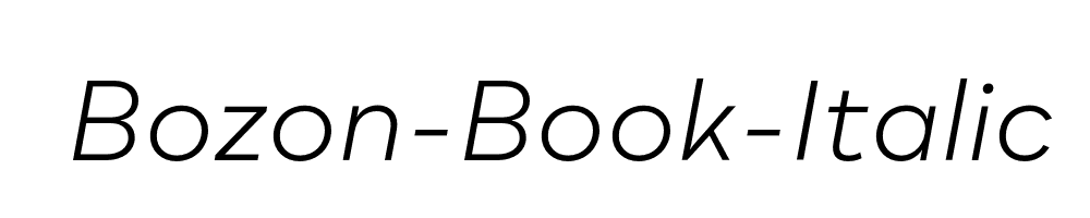 Bozon-Book-Italic