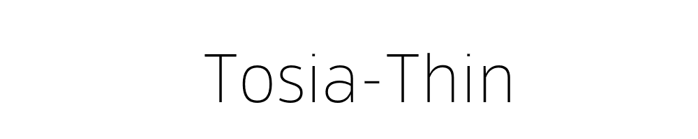 Tosia-Thin