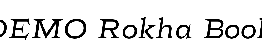 FSP DEMO Rokha Book Italic