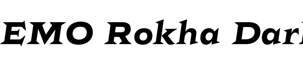 FSP DEMO Rokha Dark Italic