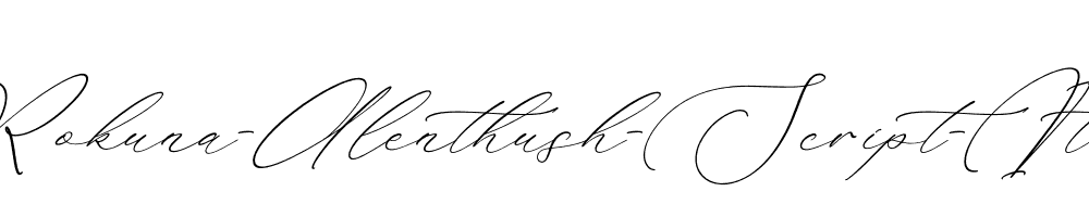 Rokuna-Alenthush-Script-Italic