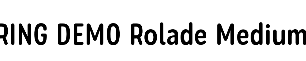  DEMO Rolade Medium Regular