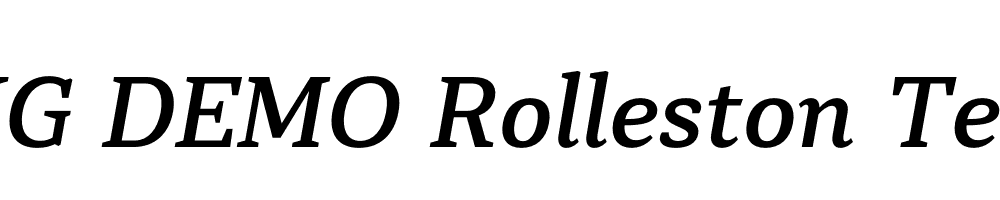  DEMO Rolleston Text Med Italic