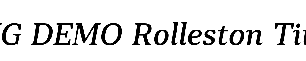  DEMO Rolleston Title Med Italic