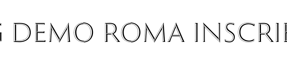  DEMO Roma Inscribed Regular