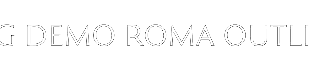  DEMO Roma Outline Regular