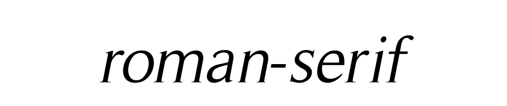 Roman Serif