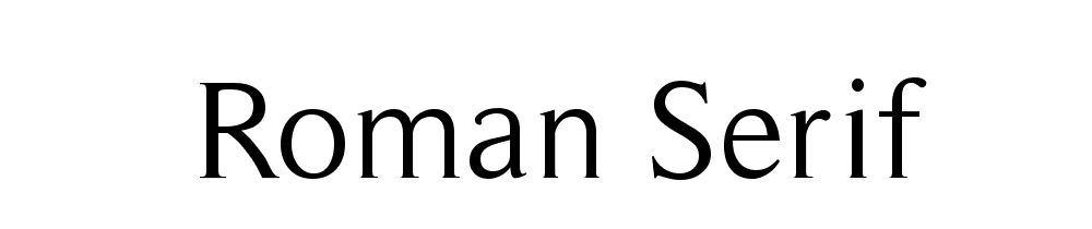 Roman Serif