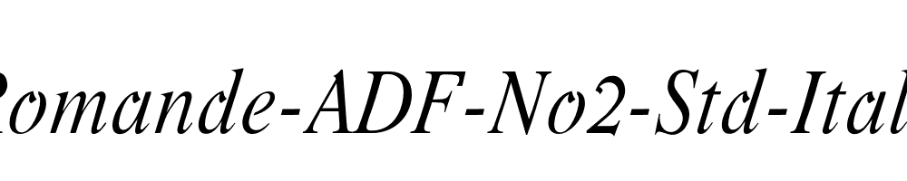 Romande-ADF-No2-Std-Italic