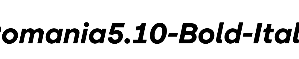 Romania5.10-Bold-Italic