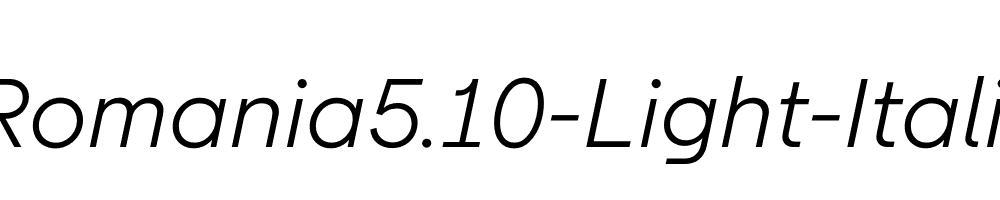 Romania5.10-Light-Italic