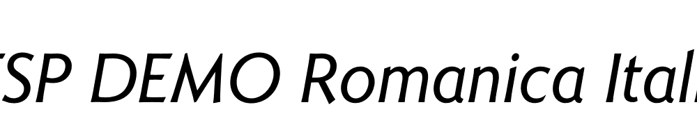 FSP DEMO Romanica Italic