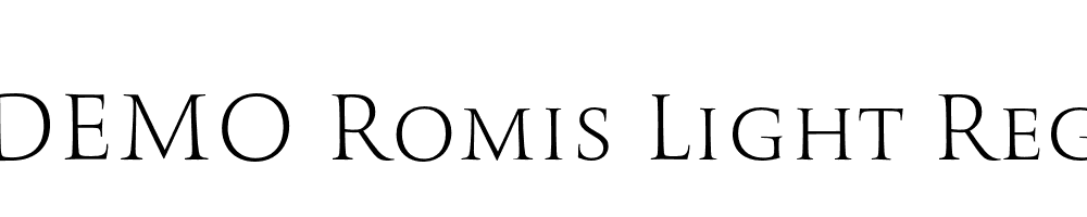 FSP DEMO Romis Light Regular