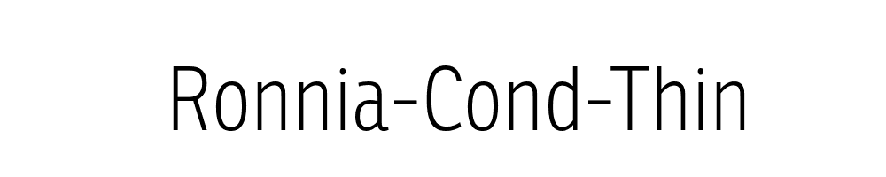 Ronnia-Cond-Thin