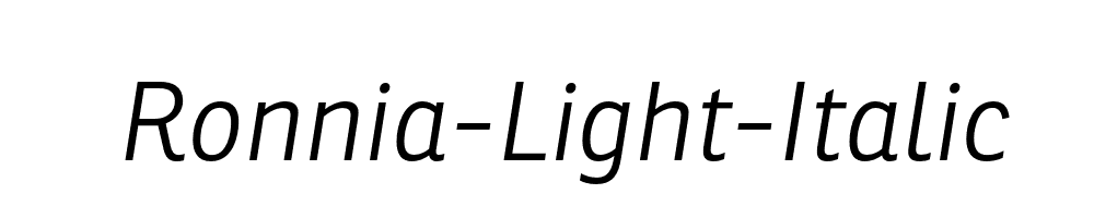 Ronnia-Light-Italic