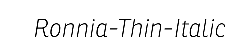 Ronnia-Thin-Italic