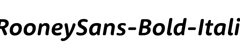 RooneySans-Bold-Italic