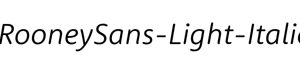 RooneySans-Light-Italic