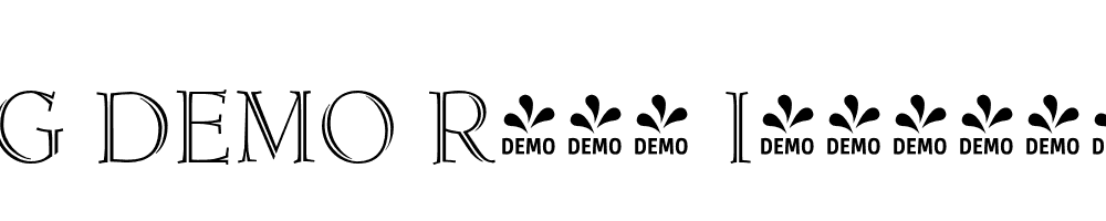  DEMO Roos Initials Regular