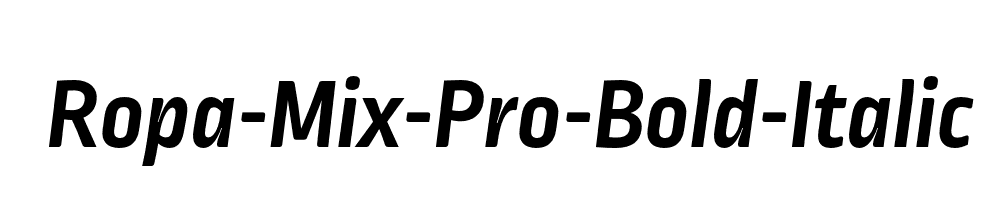 Ropa-Mix-Pro-Bold-Italic