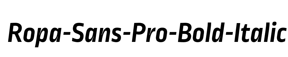 Ropa-Sans-Pro-Bold-Italic