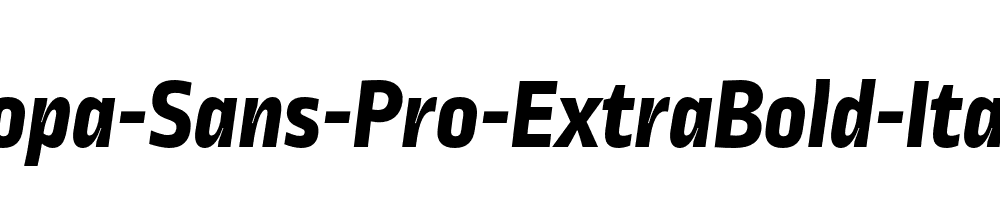 Ropa-Sans-Pro-ExtraBold-Italic