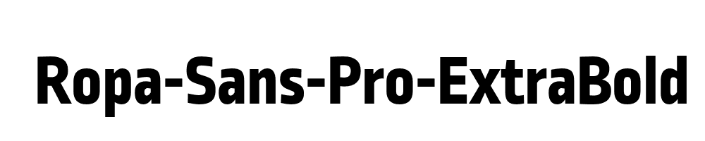 Ropa-Sans-Pro-ExtraBold