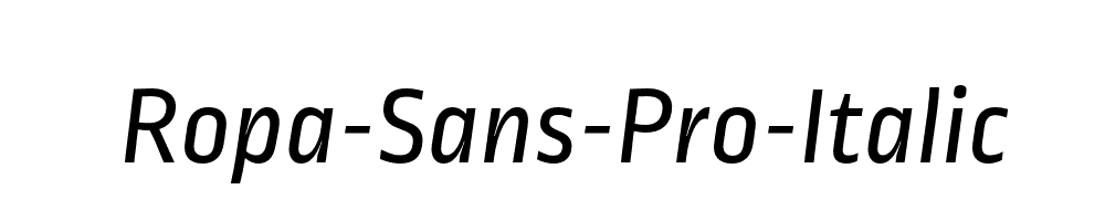 Ropa-Sans-Pro-Italic