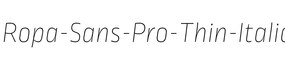 Ropa-Sans-Pro-Thin-Italic